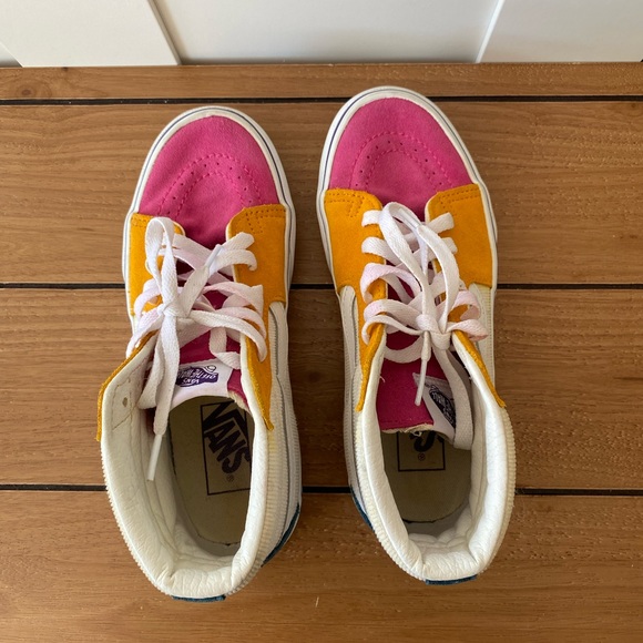 Vans Mini Cord Sk8-Hi Multicolor High-Top Sneakers: Womens Size: 6 - Picture 7 of 8